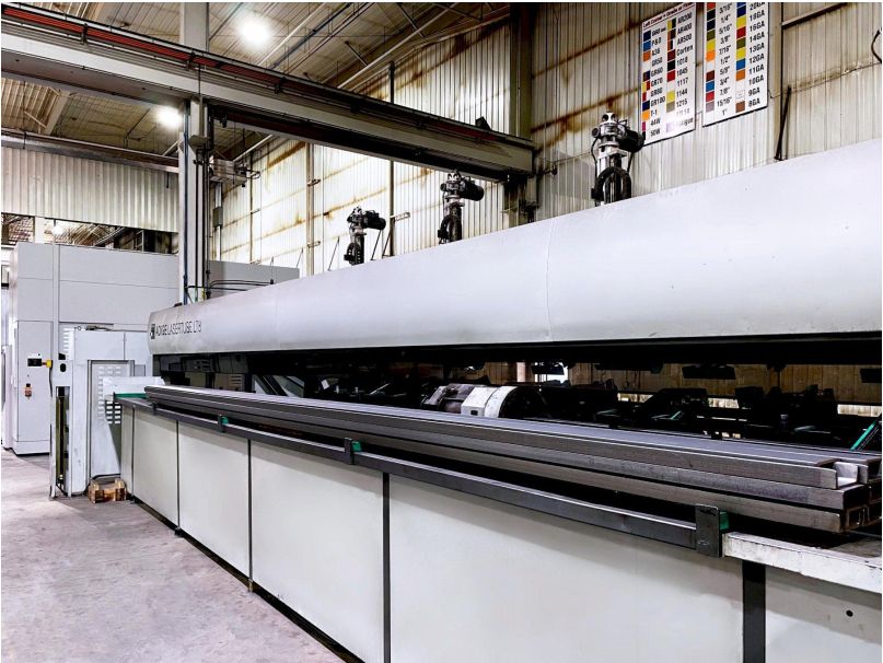 BLM LT8 CO2 Tube Laser with Tilt Cutting, Machine ID: 8497